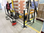 Bespoke machinery safety protection barrier